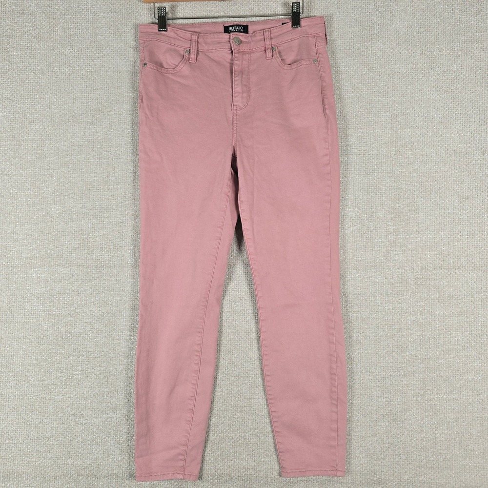 Buffalo David Bitton Havana High Rise Ankle Skinny Jeans Pink Size 6/28‎